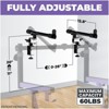 Liquid Stands 2nd Tier Keyboard Stand Attachment with Straps - Arms Only - Double Stand Extender for Square Tube Z Style Stands - 2 of 4