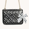 Unique Bargains Bow Scarf Polka Dot Print Handbag Charm 1 Pc - 2 of 4