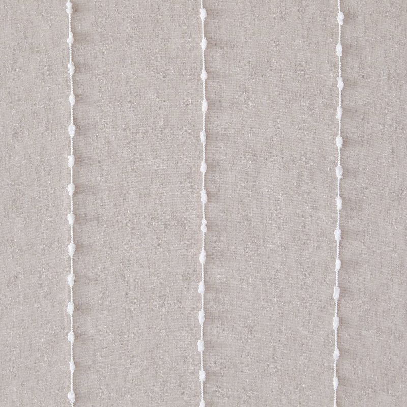 Davidson Stripe Shower Curtain Natural - Saturday Knight Ltd., 5 of 6