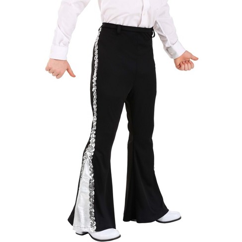 Halloweencostumes.com Silver Sequin Disco Pants For Boy's : Target