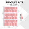 Unique Bargains Reusable Writable Hook and Loop Cable Labels 300 Pcs - 2 of 4