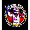Five Nights Sister Location Bon-Bon Say Hello Boy's Charcoal Heather T-shirt - 2 of 3