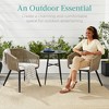 Best Choice Products Set of 2 Indoor Outdoor Patio Dining Chairs Woven Wicker Seating Set 250lb Capacity - 2 of 4