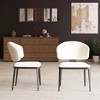 Gaoyangjiaju 31.88 Inch Upholstered Dining Chair with Metal Legs - 3 of 4