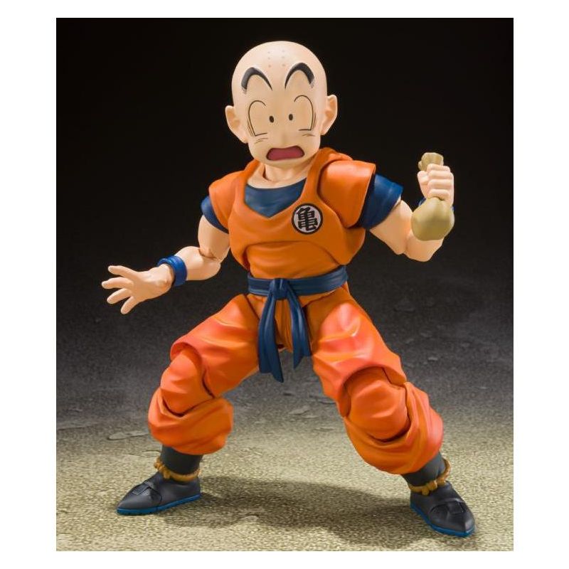 Bandai Spirits Dragon Ball Z S.H.Figuarts Krillin (Earth's Strongest Man) Action Figure, 2 of 4