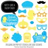 Big Dot of Happiness Ducky Duck - Baby Shower or Birthday Party Photo Booth Props Kit - 20 Count - 2 of 4