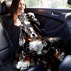 Papillon Dog Print Flannel Blanket, All-Season Soft Throw, Cozy Puppy Pattern Wrap for Christmas, Birthday, and Family Holidays - 4 of 4