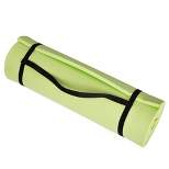 Leisure Sports Extra-Thick 0.5" H - Nonslip Comfort Foam Yoga Mat with Carrying Strap - Green