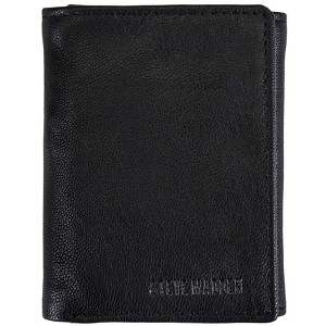 Generic Men's RFID Trifold Wallet with ID Window, Black (Smooth Grain), One Size - 1 of 4