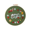 COZONY Christmas Embroidery Starter Kit - Easy Patterns for Beginners Adults Kids, Full-Range DIY Handmade Xmas Flower Craft Kit - 2 of 4