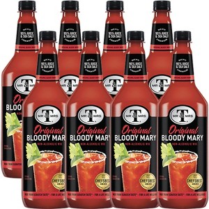Mr & Mrs T Original Bloody Mary Mix, 1L Bottle, 8 Pack – Premium Cocktail Mixer for Spicy Bloody Marys, Ready to Use - 1 of 4