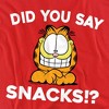 Women's Did You Say Snack Loose T-Shirt Red - 2 of 4