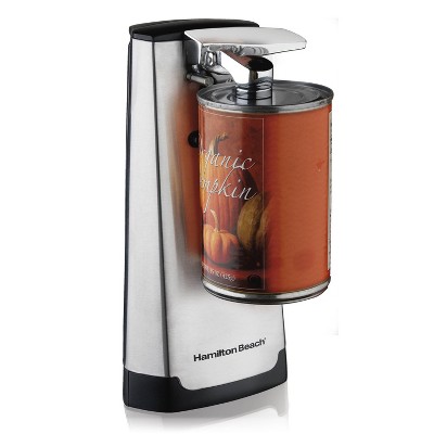Hamilton Beach Extra-Tall Silver Electric Can Opener with Knife Sharpener