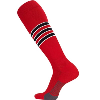 Tck Dugout Series Socks Pair Md Scarlet | White | Black : Target