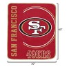 NFL San Francisco 49ers Keep It Simple Ultra Soft Blanket - 3 of 3