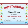 Masterpiece Studios Great Papers Rainbow Stars Certificate 60/Pack 2011858 - 3 of 3