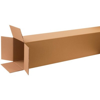 The Packaging Wholesalers Tall Corrugated Boxes 12" x 12" x 60" Kraft 10/Bundle BS121260