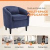 HOMEFUN Modern Corduroy Upholstered Accent Chair with Wooden Legs - 4 of 4