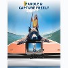 GustoWave Inflatable Stand Up Paddle Board, 10'6"/11' Paddle Boards with Premium Accessories, Non-Slip EVA Deck, Ultra-Light Carry Bag Pump, Orange - 3 of 4