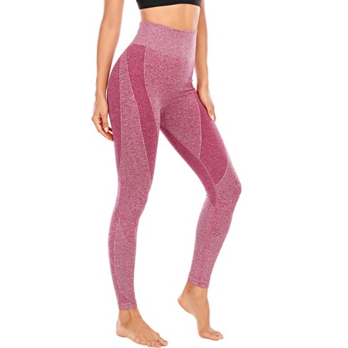 DOMETOUR 4 inches Contrast High Rise Shaping Waistband Yoga Pant With Tummy Control - image 1 of 4