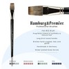 Creative Mark Hamburg Premiere Professional Oil Painting Brushes - Flat Oil Paint Brush - Handmade in Germany, Natural & Synthetic Hair Blend, Long - 2 of 4