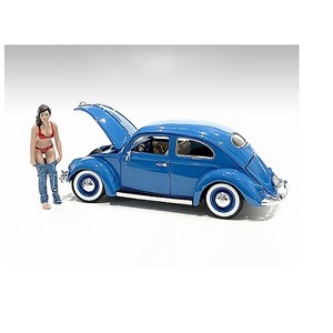 Beach Girl Gina Figurine for 1/24 Scale Models by American Diorama - 1 of 3