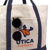 Utica University Canvas Tote Bag With External Pocket, Reusable Shoulder Bag for Shopping, School, Beach - 2 of 4