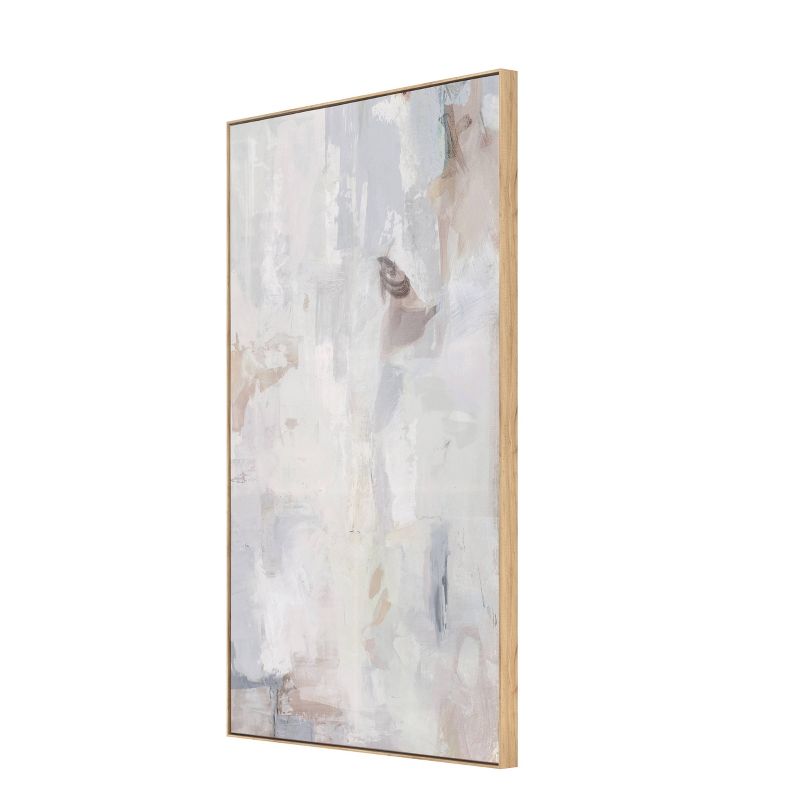 58&#34; x 38&#34; Tonal Abstract Framed Canvas - Threshold&#8482; designed with Studio McGee, 3 of 13