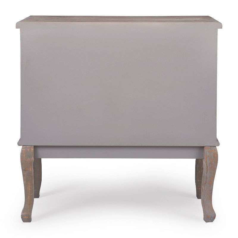 Thomas 3 Drawer Chest Gray - ClickDecor, 5 of 16