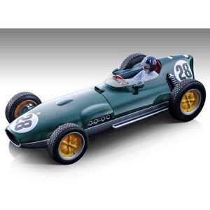 Lotus 16 #28 Graham Hill "F1 British GP" (1959) with Driver Figure "Mythos Series" Ltd Ed to 70 pcs 1/18 Model Car by Tecnomodel - 1 of 3