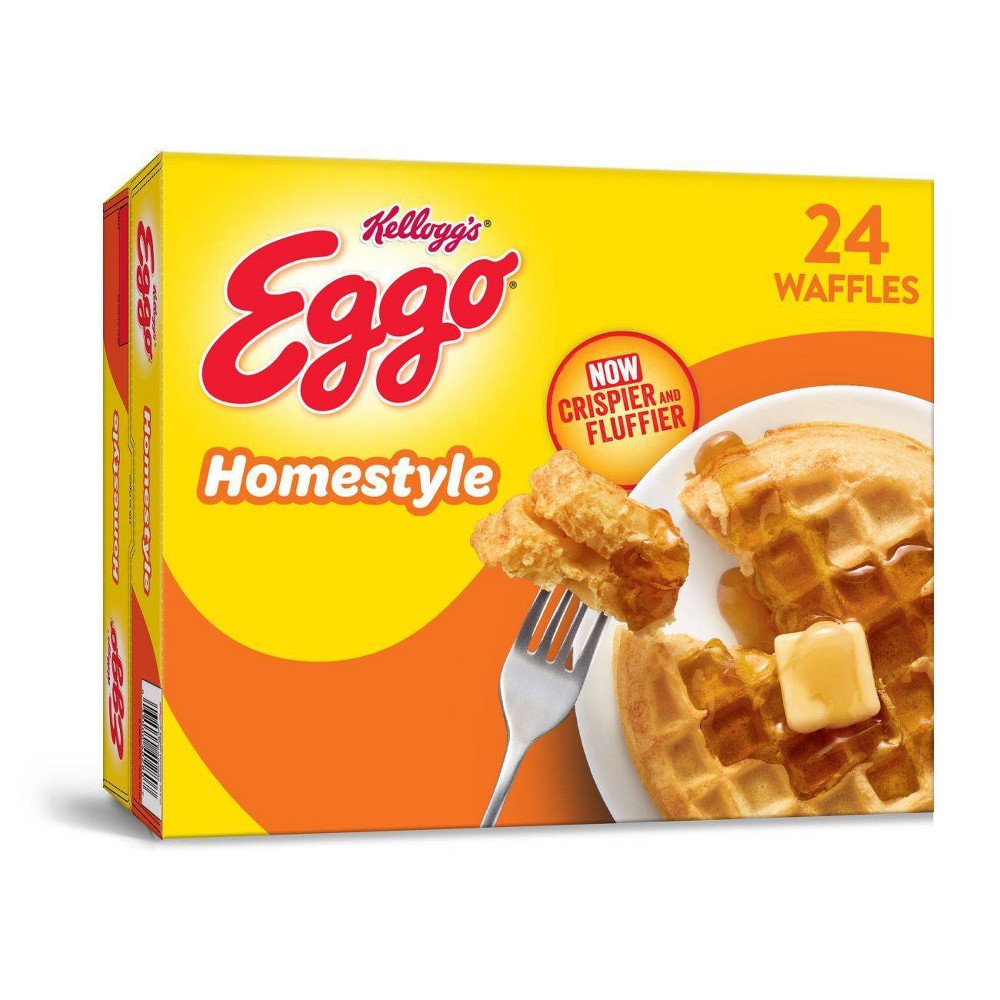 UPC 038000402807 Kellogg's Eggo Frozen Homestyle Waffles 29.6oz