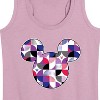 Women's - Disney - Mickey Head Solid Geo Graphic Racerback Tank - 2 of 4