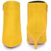 Perphy Women's Elegant Pointed Toe Side Zip Stiletto Heels Ankle Booties - 2 of 4