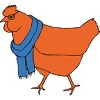 Junior's Design By Humans The Hipster Chicken By TabithaDesigns T-Shirt - 2 of 3