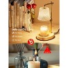 FAAYFIAN Adjustable Candle Warmer Lamp with Timer,Wood Base Metal Shade,Birthday Gifts for Women Mom - 2 of 4