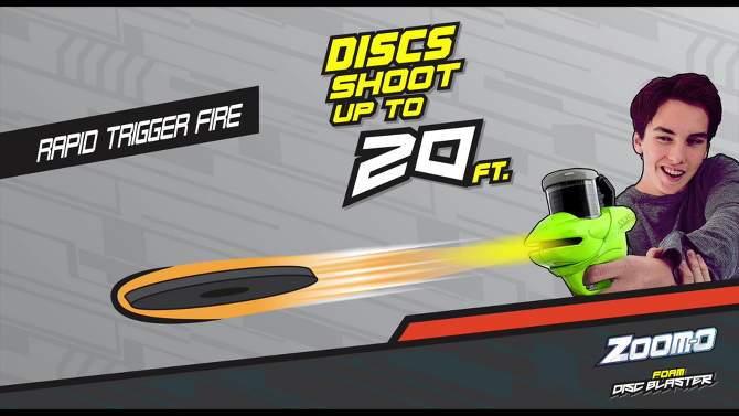 Zoom-O Flying Disc Shooter - 12pc, 2 of 7, play video