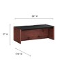 Modway Kinetic 38 Inch Wall-Mount Office Desk – Floating Desk with Open Shelf Storage and Modern Compact Workspace Design - 3 of 4