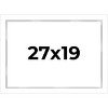 PosterPalooza | Modern Shadow Box 1" Depth White Picture Frame - UV Acrylic, Backing Board, Hanging Hardware - 2 of 4