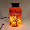 Stony Creek 7.75 In Halloween Lit Jar Bats Spiders Haunted Novelty Sculpture Lights - 2 of 2