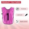 Unique Bargains Team Sports Reversible Numbered Soccer Training Vest 6 Pcs - 4 of 4