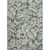 Fulvari Area Rug Floral Leaf Printed Accent Carpet with Non-Slip Backing, Stain-Resistant Indoor Carpet for Bedroom, Kitchen - 2 of 4