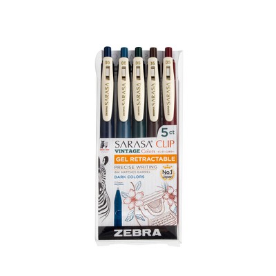 Zebra Sarasa Vintage 5pk