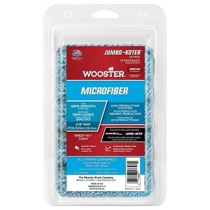 Wooster Jumbo Koter Microfiber 4.5 in. W X 3/8 in. Mini Paint Roller Cover 10 pk - 1 of 1