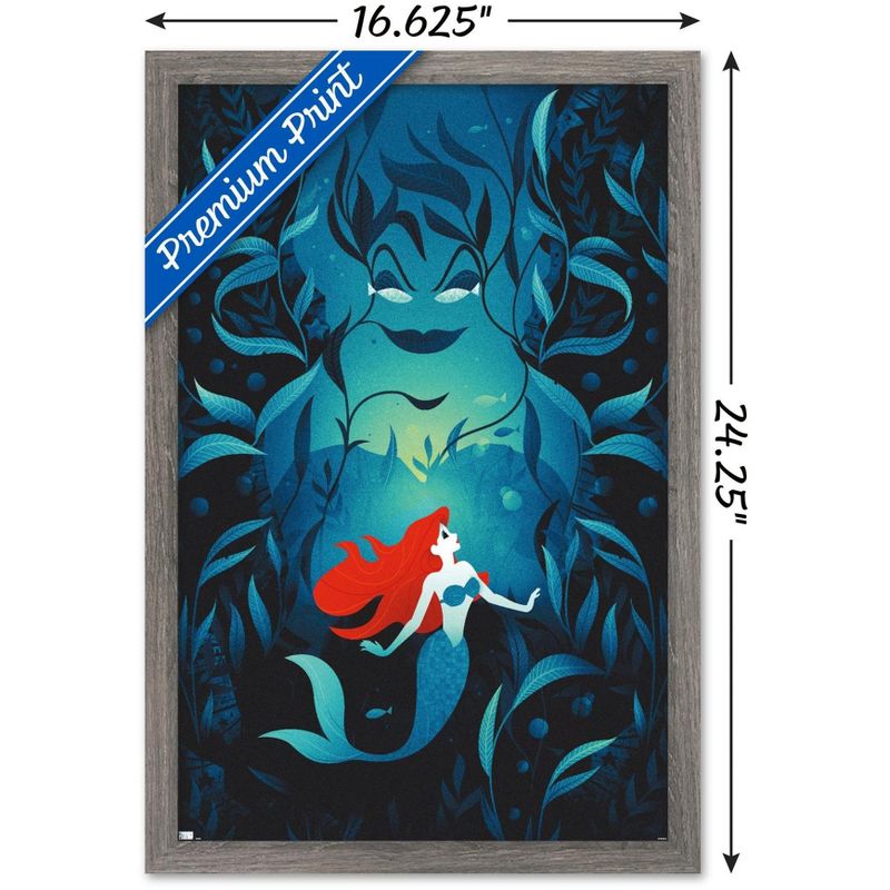 Trends International Disney Princess - Ariel - Good vs Evil Framed Wall Poster Prints, 3 of 7