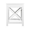 Saint Birch Alaska 47" Writing Desk with Two Drawers - 4 of 4