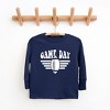 The Juniper Shop Football Game Day Stripes Toddler Long Sleeve Tee - 2 of 3