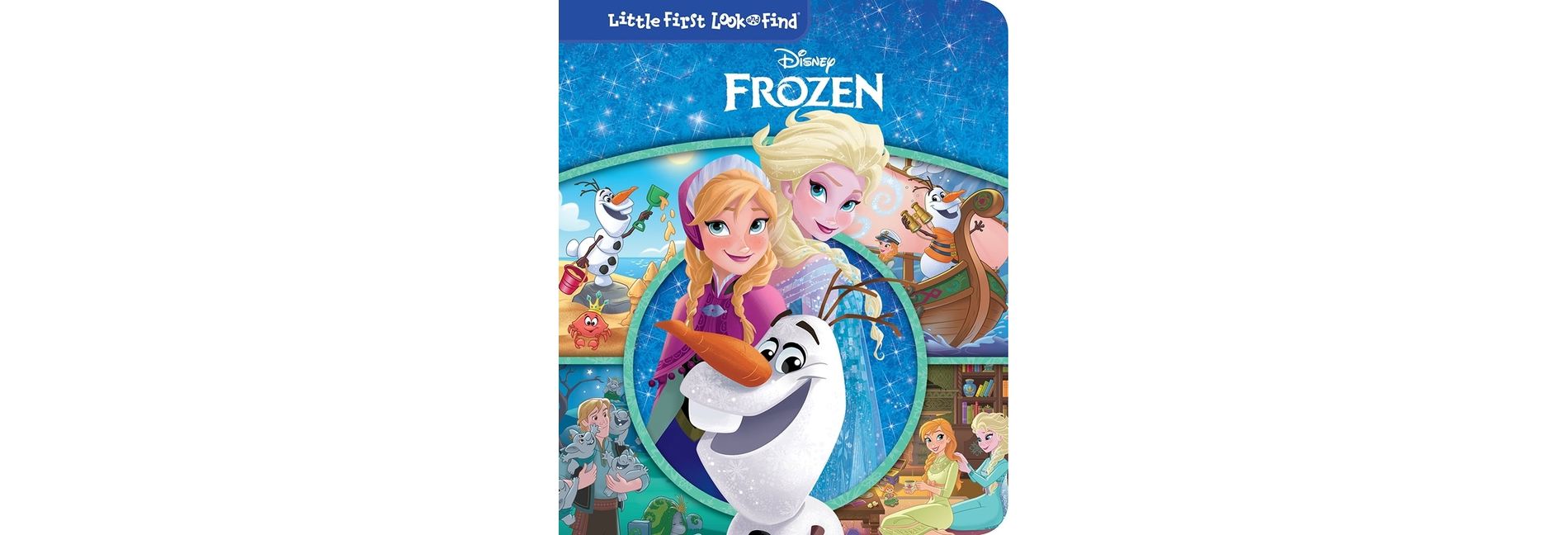 Disney Frozen: Little First Look and Find - by  Pi Kids (Board Book)
