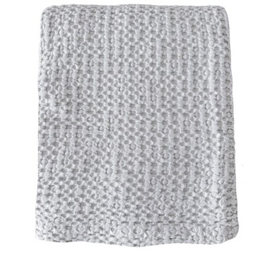 Stonewashed Cotton Waffle Bed Blanket