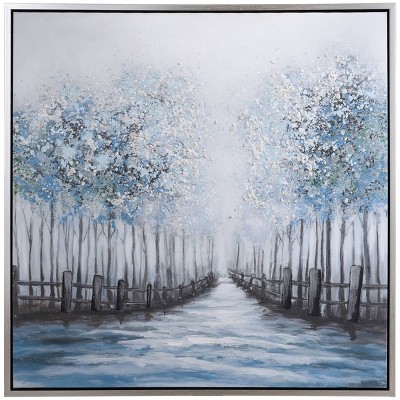 Luca Driveway to Home Unframed Wall Canvas - StyleCraft