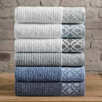Towels Beyond Set Of Six Luxury Madison Classic Turkish Towels, 2 Of Each,  30x54 Bath, 16x28 Hand, 12x13 Washcloth - White : Target